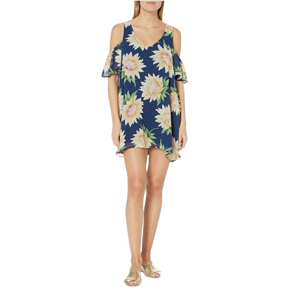 Show Me Your MuMu Ladies Birdie Ruffle Sunflower Dream Peek A Boo Mini D…